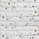 1-30Pcs 77*70/35*30cm 3D Wall Sticker Imitation Brick Bedroom Home Decor Waterproof Self-adhesive DIY Wallpaper for Living Room