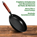 Frigideira Gourmet Antiaderente de Cerâmica com Tampa