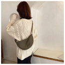 Simple Design Women's Messenger Bag Fashion Ladies Nylon Hobos Small Shoulder Bags Vintage Female Girls Purse Cloth Handbags
