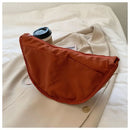 Simple Design Women's Messenger Bag Fashion Ladies Nylon Hobos Small Shoulder Bags Vintage Female Girls Purse Cloth Handbags
