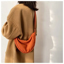 Simple Design Women's Messenger Bag Fashion Ladies Nylon Hobos Small Shoulder Bags Vintage Female Girls Purse Cloth Handbags
