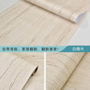 90cm Width Wood Grain Stickers for Wardrobe Cupboard Table Furniture Waterproof Self Adhesive Wallpaper Home Decor Door Stickers