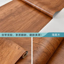 90cm Width Wood Grain Stickers for Wardrobe Cupboard Table Furniture Waterproof Self Adhesive Wallpaper Home Decor Door Stickers