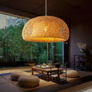 Hand Knitted Chinese Style Weaving Hanging Lamps 18/19/30cm Bamboo Pendant Lamp Restaurant Home Decor Lighting Fixtures