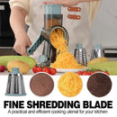 2025 3-in-1 Rotary Cheese Grater Multifunctional Manual Veg Slicer Nut Grinder Kitchen Essential Tool