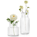 1/2/3pcs Nordic Creative Transparent Vases Glass Bottle Flower Pot Hydroponic Terrarium Arrangement Container Table Vase Decor