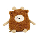 Cotton Solid Color Zipper CHAINS Crossbody Bags 2025 Winter New Cartoon Cute Bags Children's Cute Design Women's Handbags