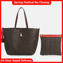 CH Elegant Light Luxury Practical With Bags Pure Color Simple Large Capacity Casual Resistant Brand Women's Bag Shoulder Bag