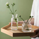 1/2/3pcs Nordic Creative Transparent Vases Glass Bottle Flower Pot Hydroponic Terrarium Arrangement Container Table Vase Decor