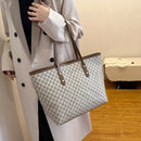 Large Capacity Shoulder Bag Women's PU Leather Handbag for Commuting and Casual Use Versatile Tote Bag