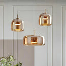 Nordic LED Glass Pendant Light Simple Modern Restaurant Bar Counter Coffee Shop Bedside Interior Decoration Lighting Fixtures