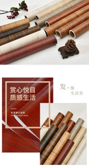 90cm Width Wood Grain Stickers for Wardrobe Cupboard Table Furniture Waterproof Self Adhesive Wallpaper Home Decor Door Stickers