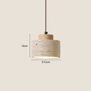 Japanese modern designer wabi-Sabai bedroom bedside lighting bar B&B yellow cave stone chandelier bedside hanging wire lamp