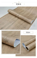 90cm Width Wood Grain Stickers for Wardrobe Cupboard Table Furniture Waterproof Self Adhesive Wallpaper Home Decor Door Stickers