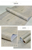 90cm Width Wood Grain Stickers for Wardrobe Cupboard Table Furniture Waterproof Self Adhesive Wallpaper Home Decor Door Stickers