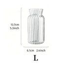 1/2/3pcs Nordic Creative Transparent Vases Glass Bottle Flower Pot Hydroponic Terrarium Arrangement Container Table Vase Decor