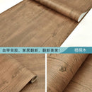 90cm Width Wood Grain Stickers for Wardrobe Cupboard Table Furniture Waterproof Self Adhesive Wallpaper Home Decor Door Stickers