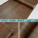 90cm Width Wood Grain Stickers for Wardrobe Cupboard Table Furniture Waterproof Self Adhesive Wallpaper Home Decor Door Stickers