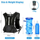 NEWBOLER Breathable Hydration Vest Trail Running Backpacks Lightweight Cycling Run Jogging Marathon Backpack Riding Climbing Bag