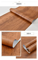 90cm Width Wood Grain Stickers for Wardrobe Cupboard Table Furniture Waterproof Self Adhesive Wallpaper Home Decor Door Stickers