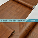 90cm Width Wood Grain Stickers for Wardrobe Cupboard Table Furniture Waterproof Self Adhesive Wallpaper Home Decor Door Stickers