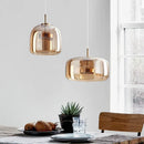 Nordic LED Glass Pendant Light Simple Modern Restaurant Bar Counter Coffee Shop Bedside Interior Decoration Lighting Fixtures