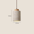 Japanese modern designer wabi-Sabai bedroom bedside lighting bar B&B yellow cave stone chandelier bedside hanging wire lamp