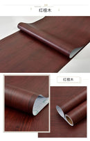 90cm Width Wood Grain Stickers for Wardrobe Cupboard Table Furniture Waterproof Self Adhesive Wallpaper Home Decor Door Stickers