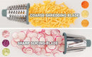 2025 3-in-1 Rotary Cheese Grater Multifunctional Manual Veg Slicer Nut Grinder Kitchen Essential Tool