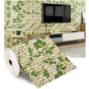 70cmx10m Self-adhesive Wallpaper Decoration Antique Foam Brick Wallpaper Living Room Bedroom Waterproof 3D Wall Sticker