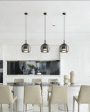 Nordic LED Glass Pendant Light Simple Modern Restaurant Bar Counter Coffee Shop Bedside Interior Decoration Lighting Fixtures