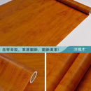 90cm Width Wood Grain Stickers for Wardrobe Cupboard Table Furniture Waterproof Self Adhesive Wallpaper Home Decor Door Stickers