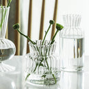 1/2/3pcs Nordic Creative Transparent Vases Glass Bottle Flower Pot Hydroponic Terrarium Arrangement Container Table Vase Decor