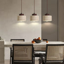 Japanese modern designer wabi-Sabai bedroom bedside lighting bar B&B yellow cave stone chandelier bedside hanging wire lamp